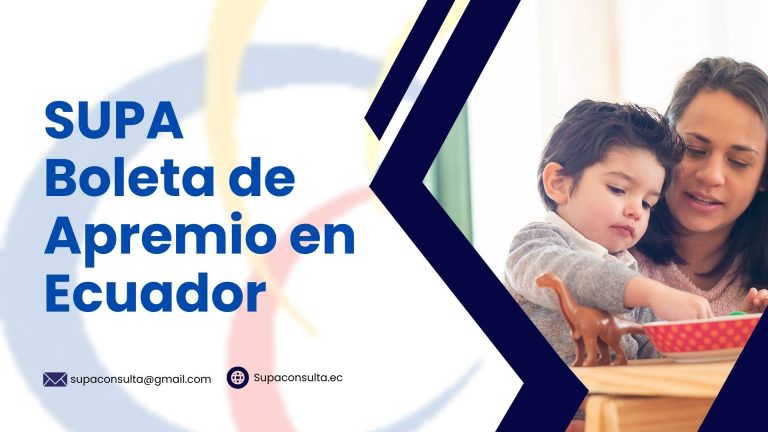 SUPA Boleta de Apremio en Ecuador
